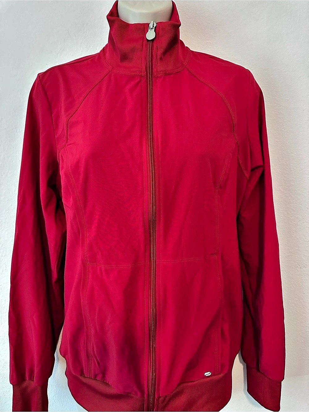 INFINITY red Zip scrub Jacket